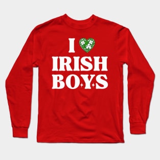 i love irish boy sht patrick day Long Sleeve T-Shirt